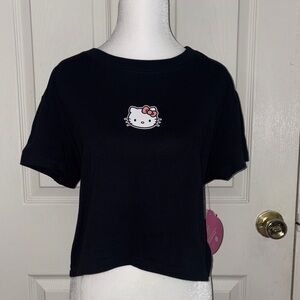 Hello Kitty Black Short Sleeve Tee